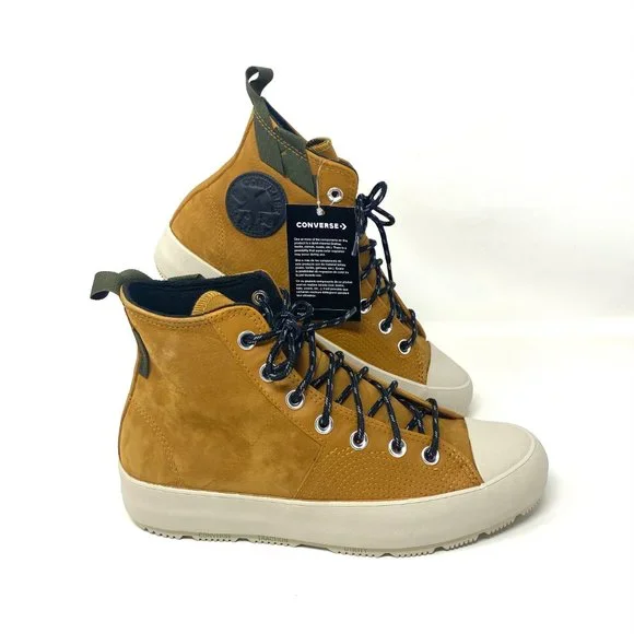 Converse Chuck 70 EXPlore WP HI Wheat Nubuck Sneakers Brown Men's Size 171438C - Picture 3 of 8